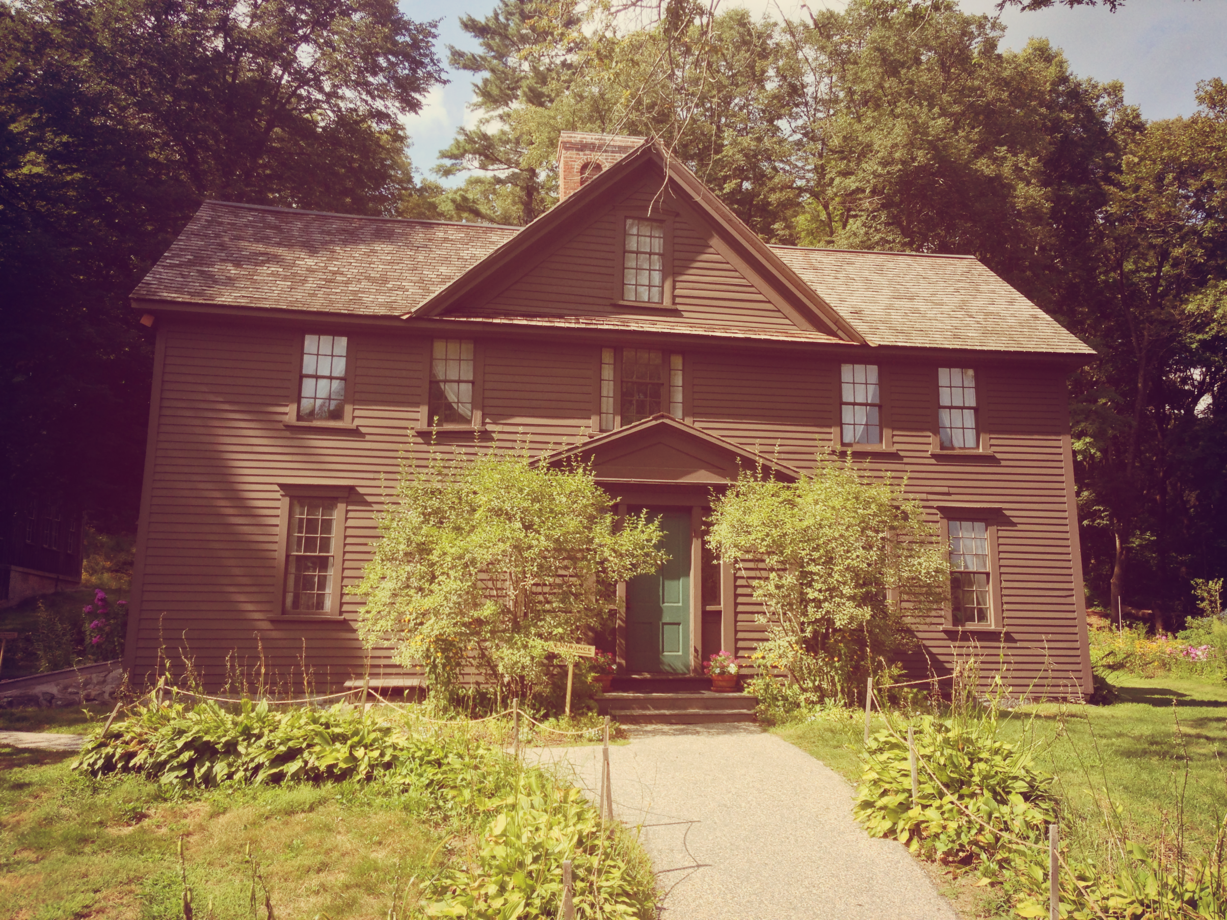 ‘Orchard House from Little Women.’ Photograph by  Victor Grigas , licenced under  Creative Commons .