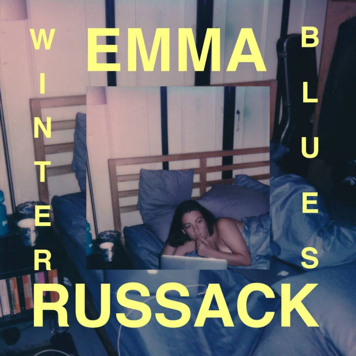 Emma Russack’s  Winter Blues  album cover, sourced from  https://emmarussack.bandcamp.com/