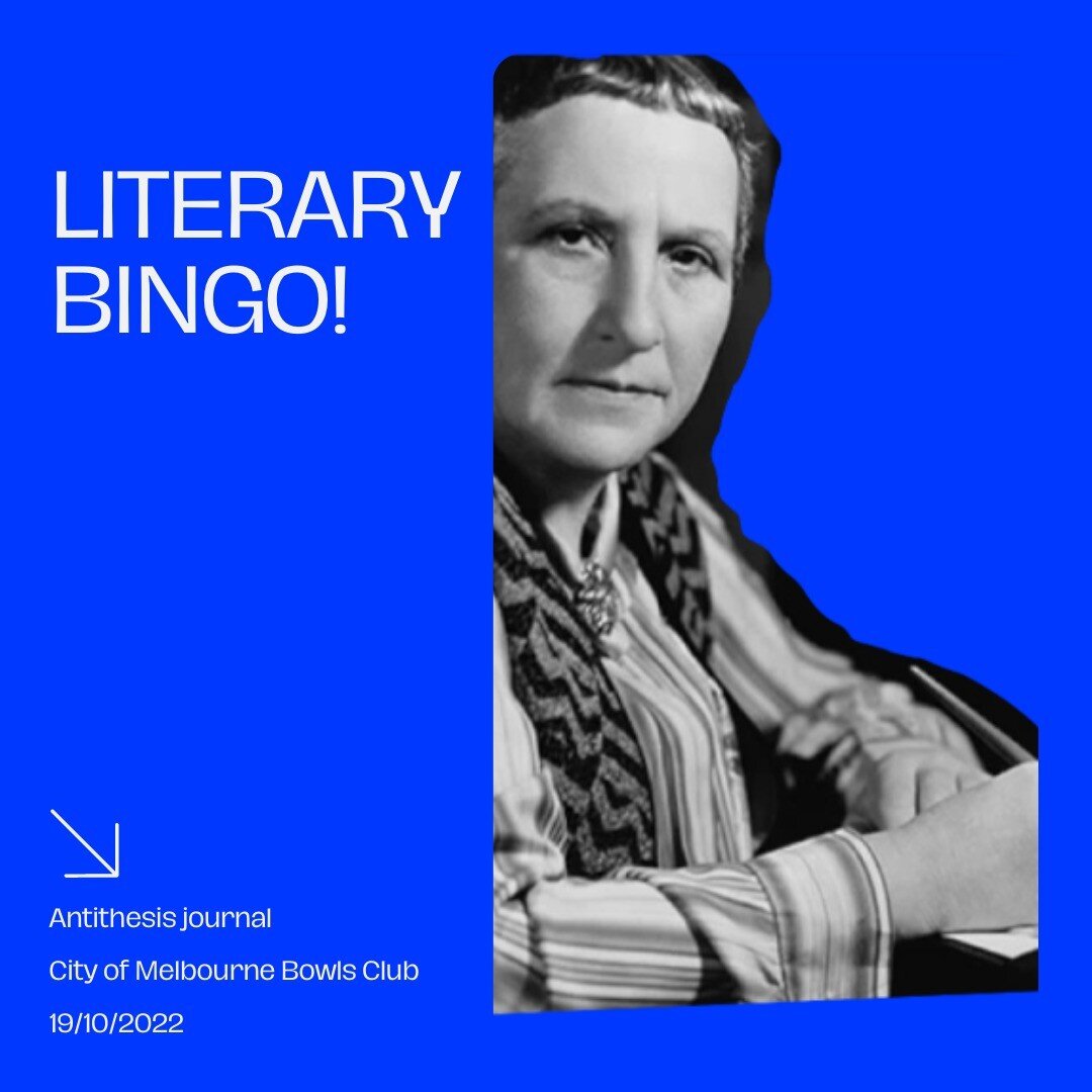 Do you love books? Do you love bingo? If that sounds like you then come join us for a night of literary fun!

Tickets are on sale now, so head to the link in our bio to secure your spot. This is a literary event you won't want to miss!