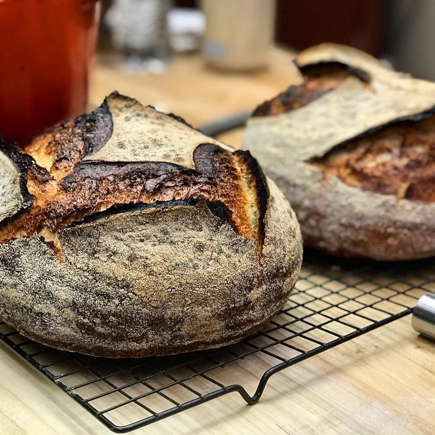 Rye Sourdough boules I baked earlier this week #notwoodworking