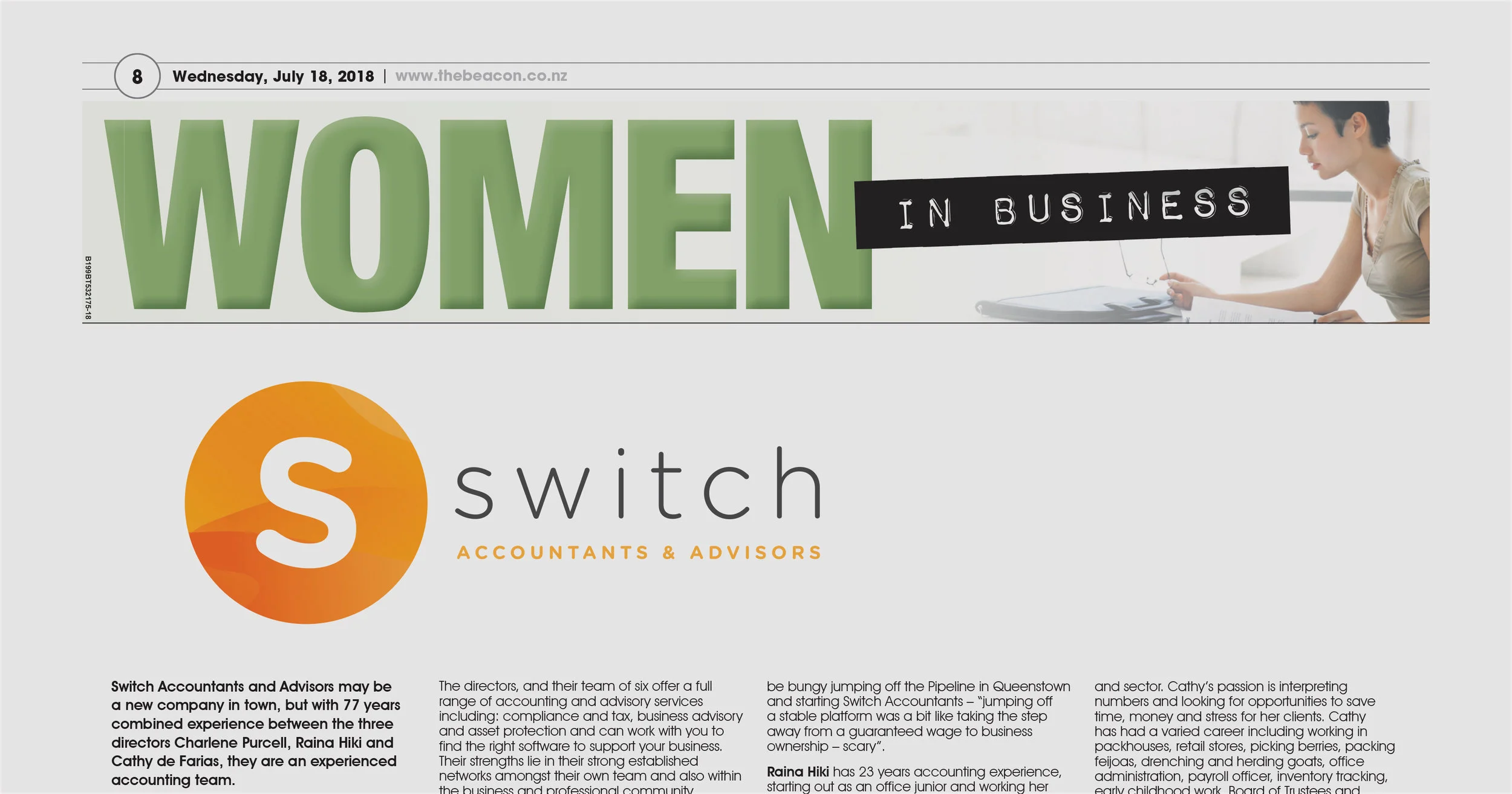 Women in Business: Switch Accountants and Advisors