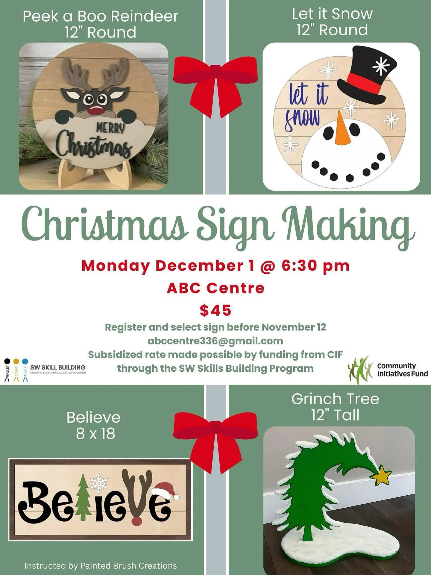 Sign making Workshop coming to the ABC Centre!