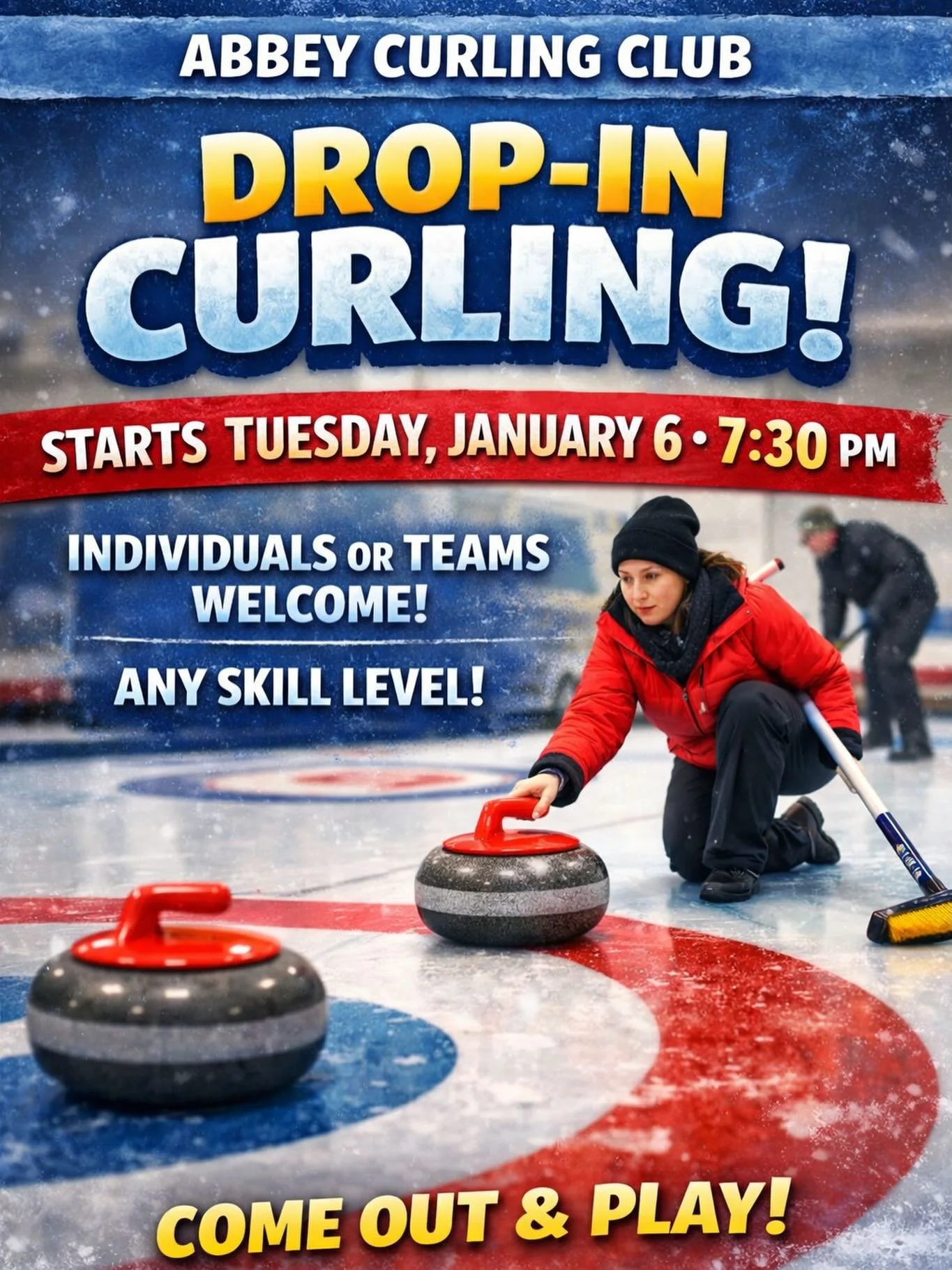 Come curl in Abbey!