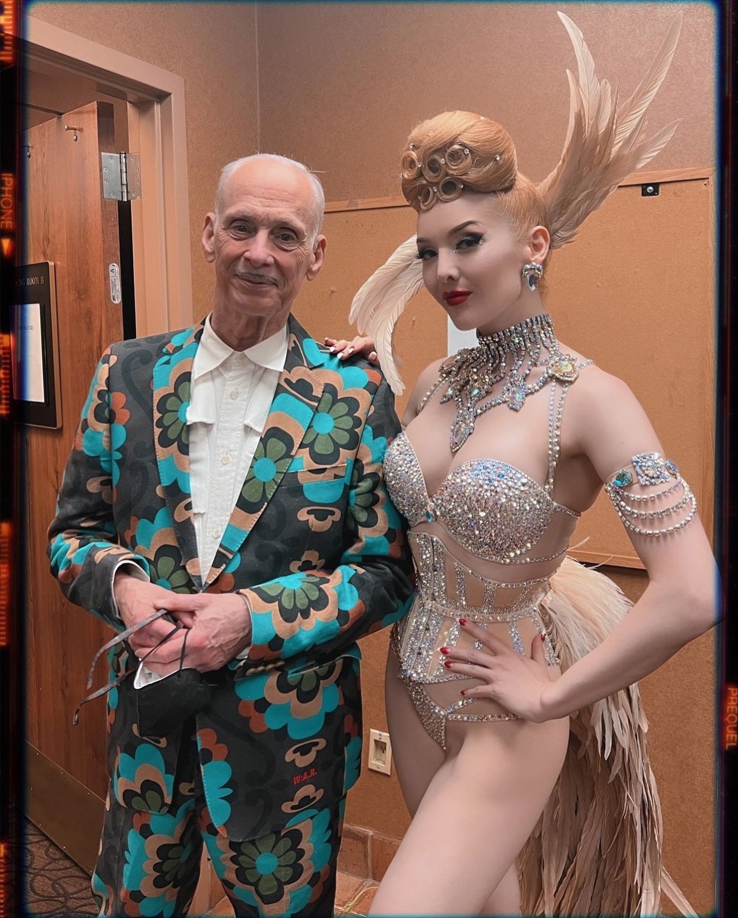 Throw back to @viva.las.vegas.vlv 2022, backstage with the one and only John Waters! I am thrilled to be returning to the burlesque showcase again this year, I have an all new number I&rsquo;ll be debuting and I&rsquo;m so excited to share it with yo