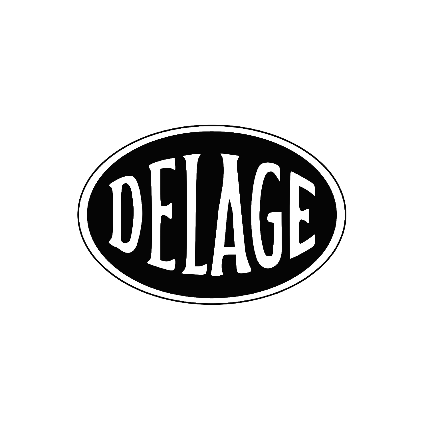 Black and white circular logo with the word 'PEACE' in capital letters inside.