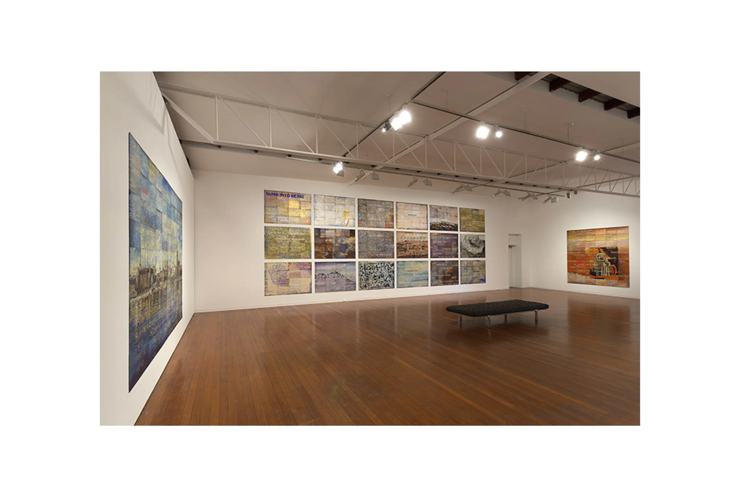 Installation view: Imants Tillers: In Normal Times Roslyn Oxley9 Gallery, Sydney 3 November - 2 December 2017