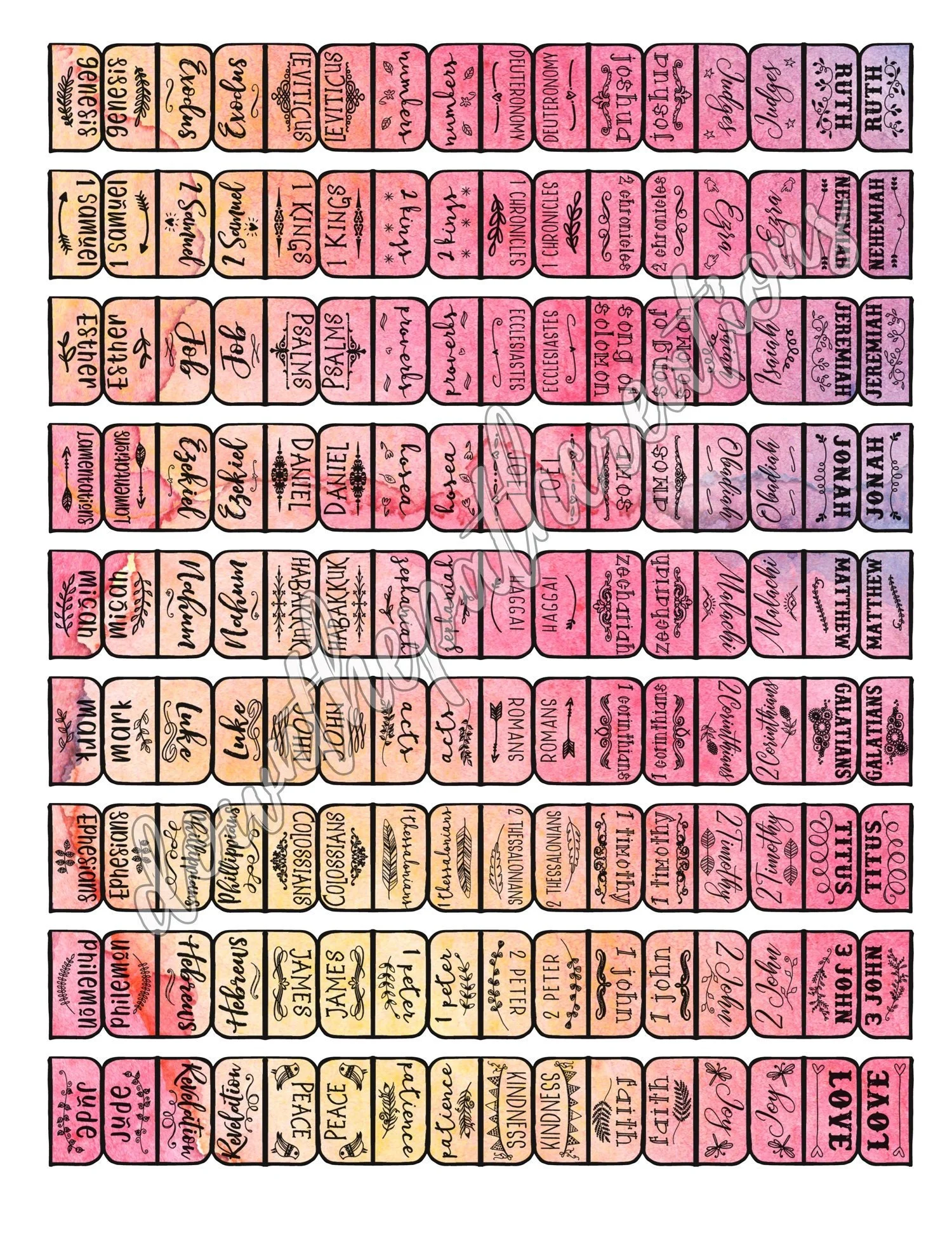 Watercolor Bible Journal Set — Down the Path Creations watercolor-bible-journal-set-down-the-path-creations