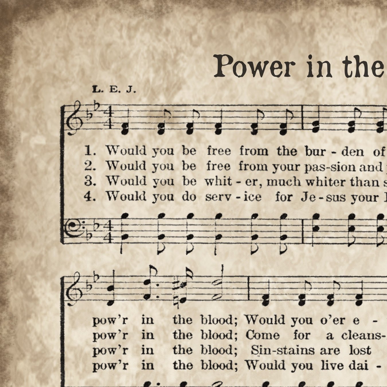 power-in-the-blood-print-printable-vintage-sheet-music-instant-download-antique-hymn-hymnal-page-christian-wall-art-church-decor-pdf-down-the-path-creations for Free Printable Christian Sheet Music Power in the Blood Print, Printable Vintage Sheet Music, Instant Download, Antique Hymn, Hymnal Page, Christian Wall Art, Church Decor, PDF — Down the Path Creations for Free Printable Christian Sheet Music