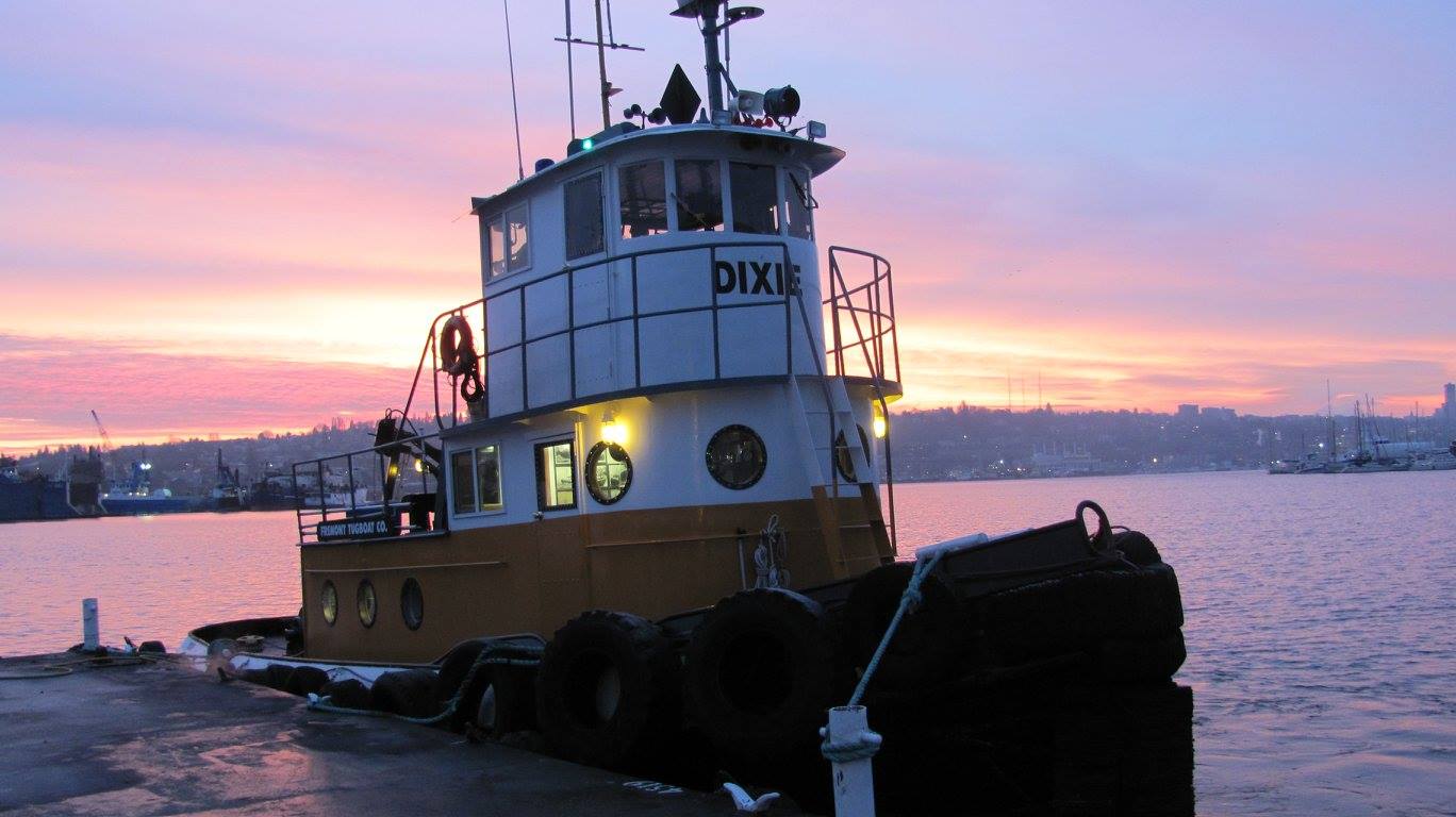 Dixie at sunset