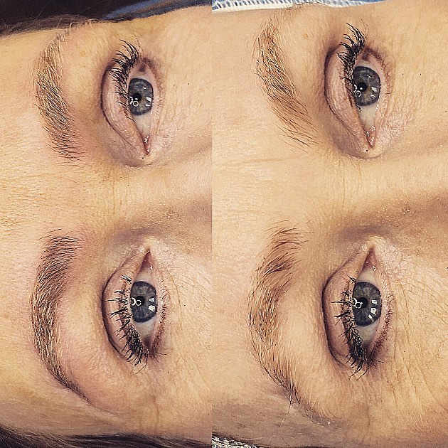 She came to Covet, She new what She Wanted. Real Looking Soft Fluffy Brows, With Symmetry, Balance + a Bonus Scar Camouflage. Such a Fun and Rewarding day.