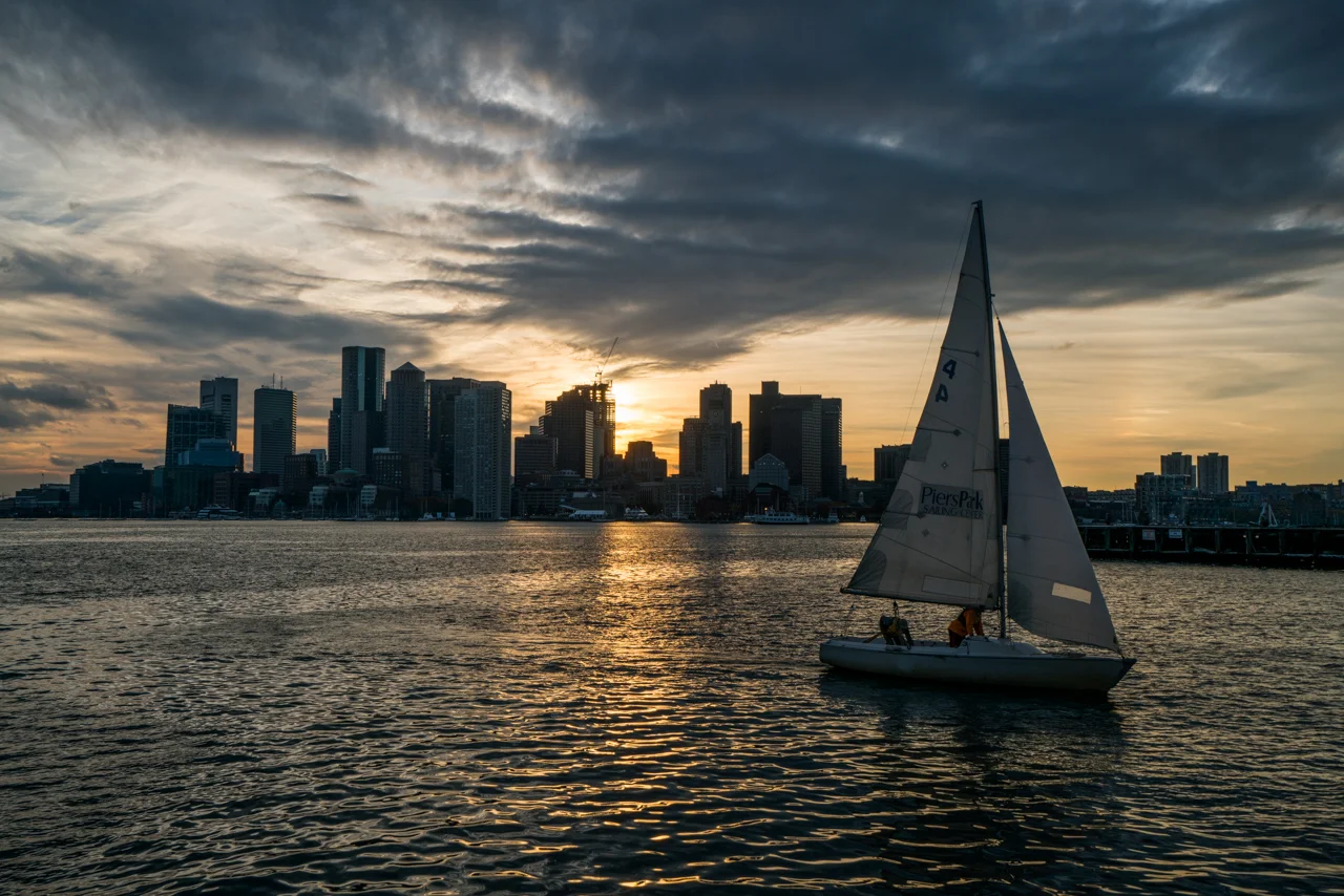 Boston Sunset from Piers Park
