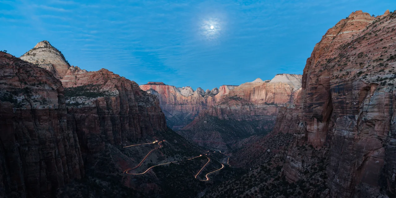 Zion Mount Caramel Highway at Sunrise