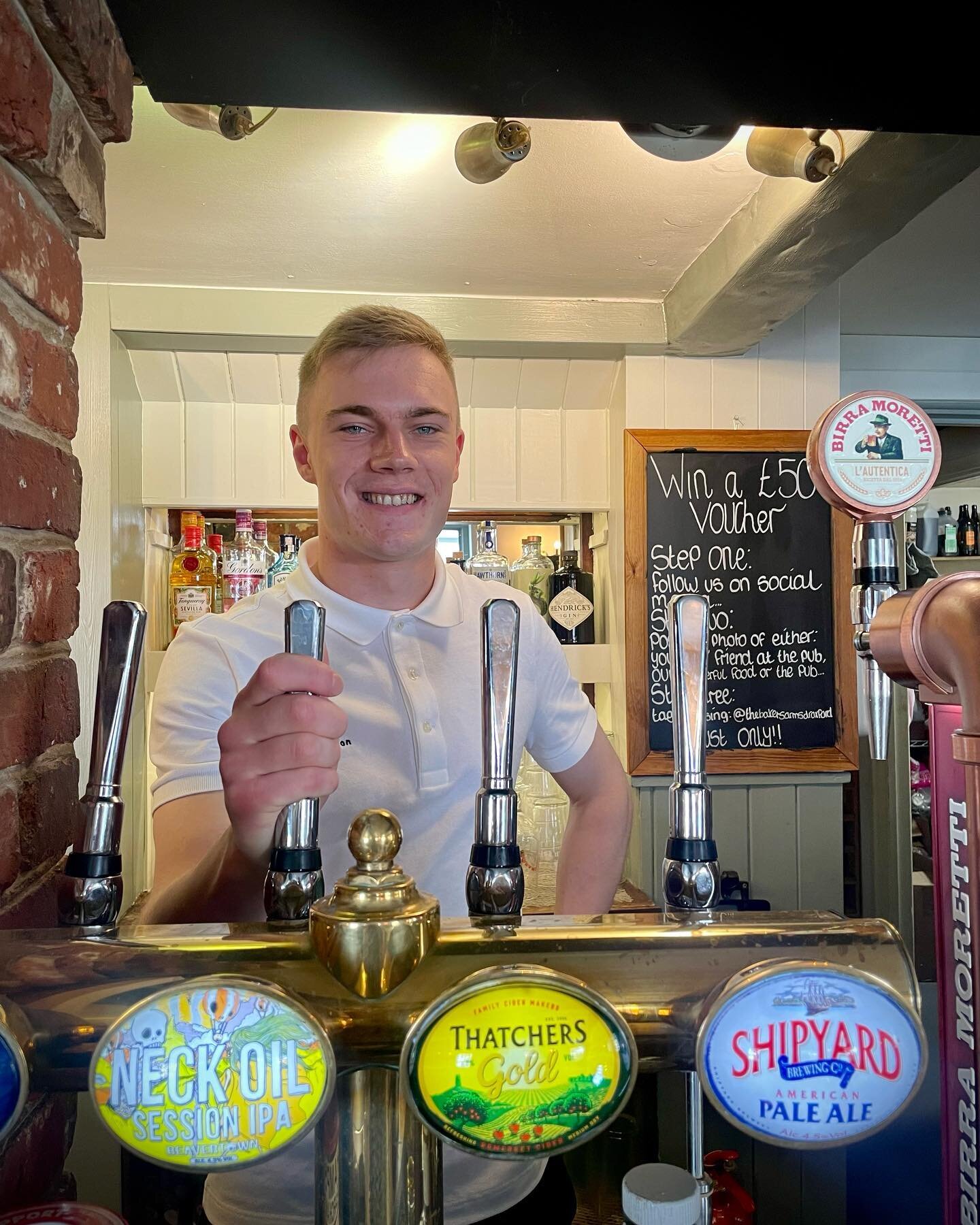 MEET THE TEAM‼️ Front of house Supervisor Nic, has been apart of our team for coming up to 3 years this November! 🤩 
-
-
So a bit about Nic&hellip;
Nic enjoys going on long road trips 🚘, visiting new pubs🍻 and enjoying the walks🚶🏼 that the area 