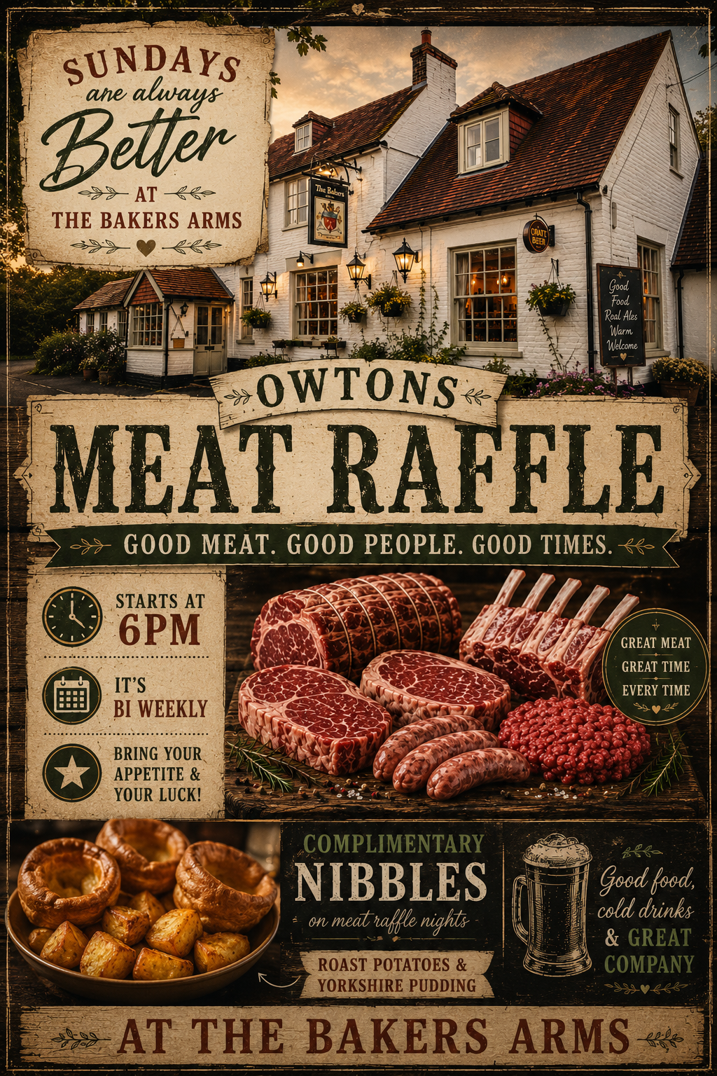 Sunday Meat Raffle 
