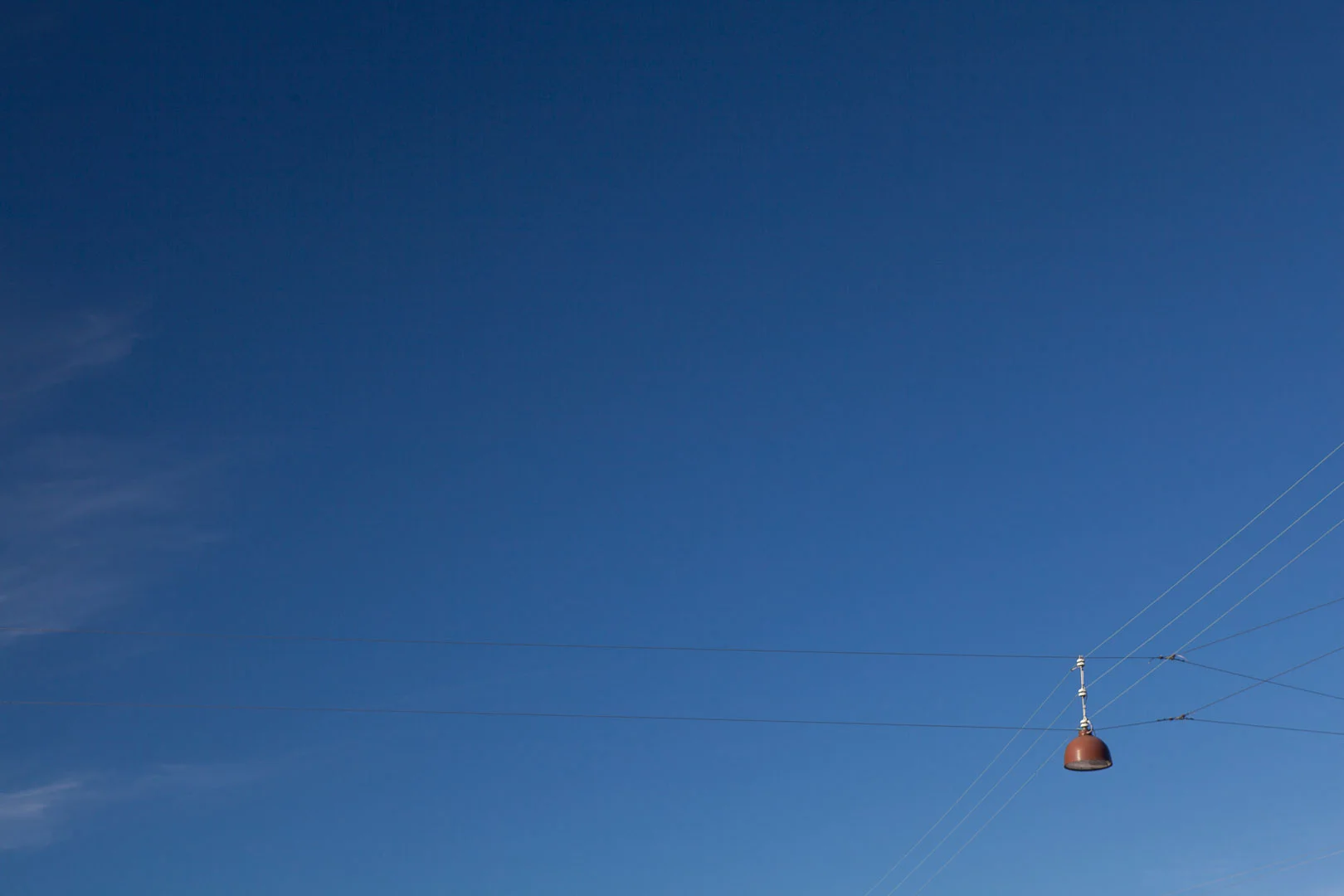 Minimal Skies V - Suspended Street Lamp
