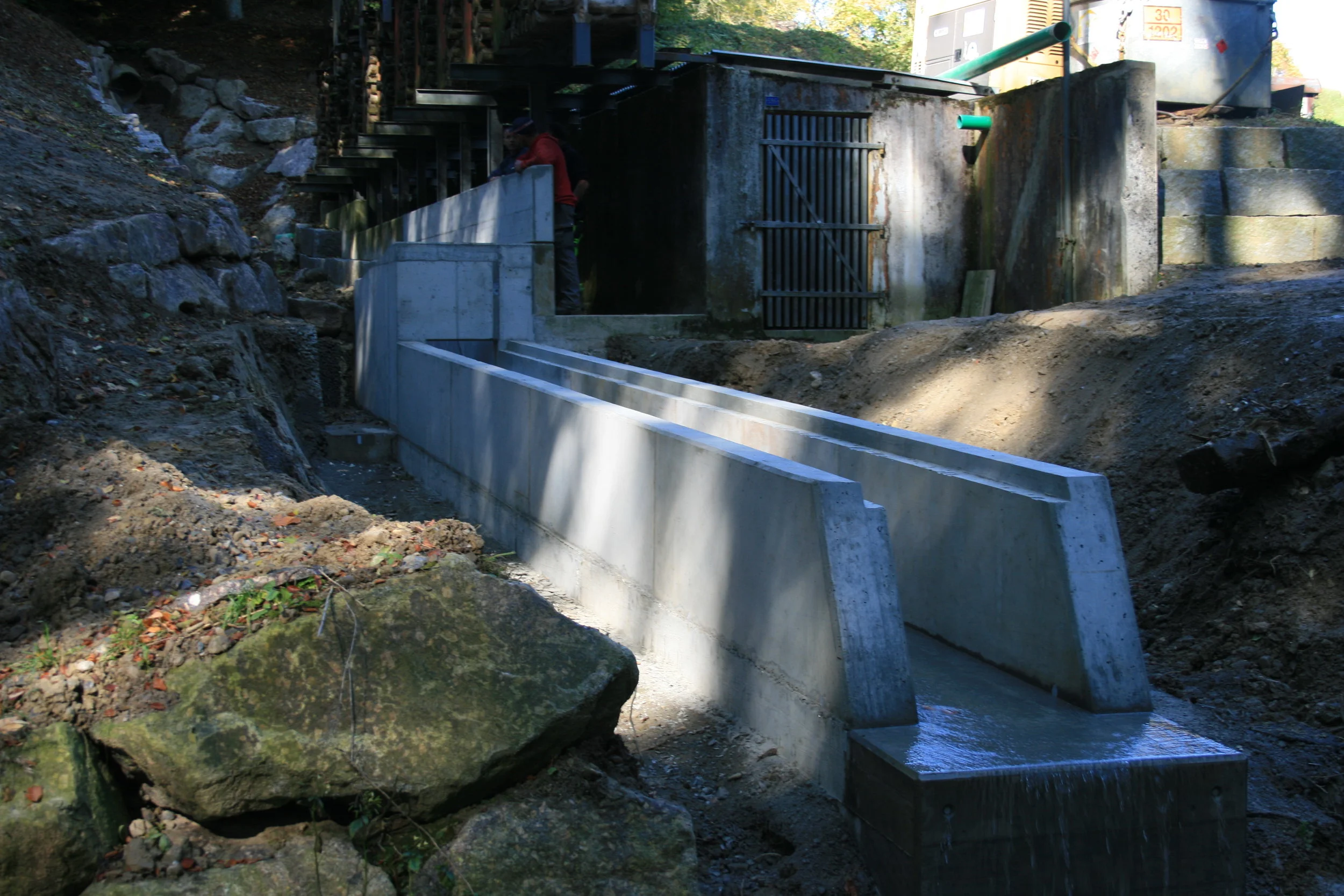 Bachdurchlauf für Hochwasserschutz in Beinwil