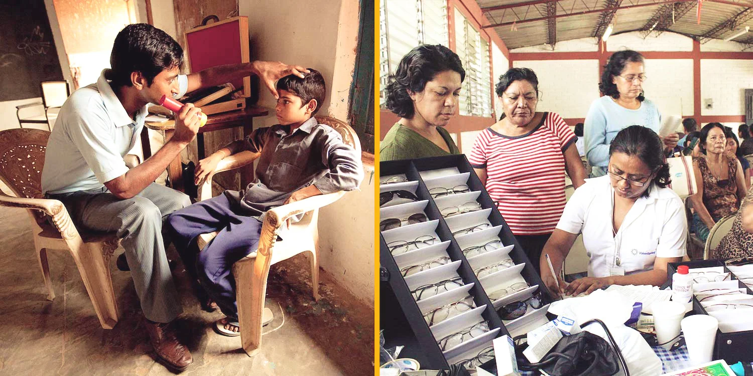 VisionSpring partners with NGOs, governments, social enterprises, and private businesses to distribute eyeglasses using their existing distribution channels.
