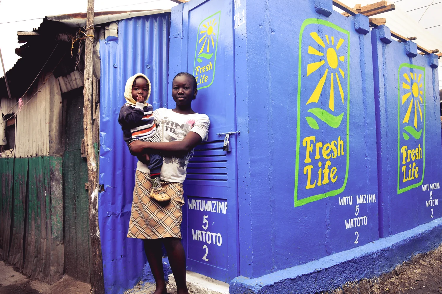Sanergy builds healthy, prosperous communities by making hygienic sanitation affordable and accessible throughout Africa's informal settlements. CREDIT: Sanergy