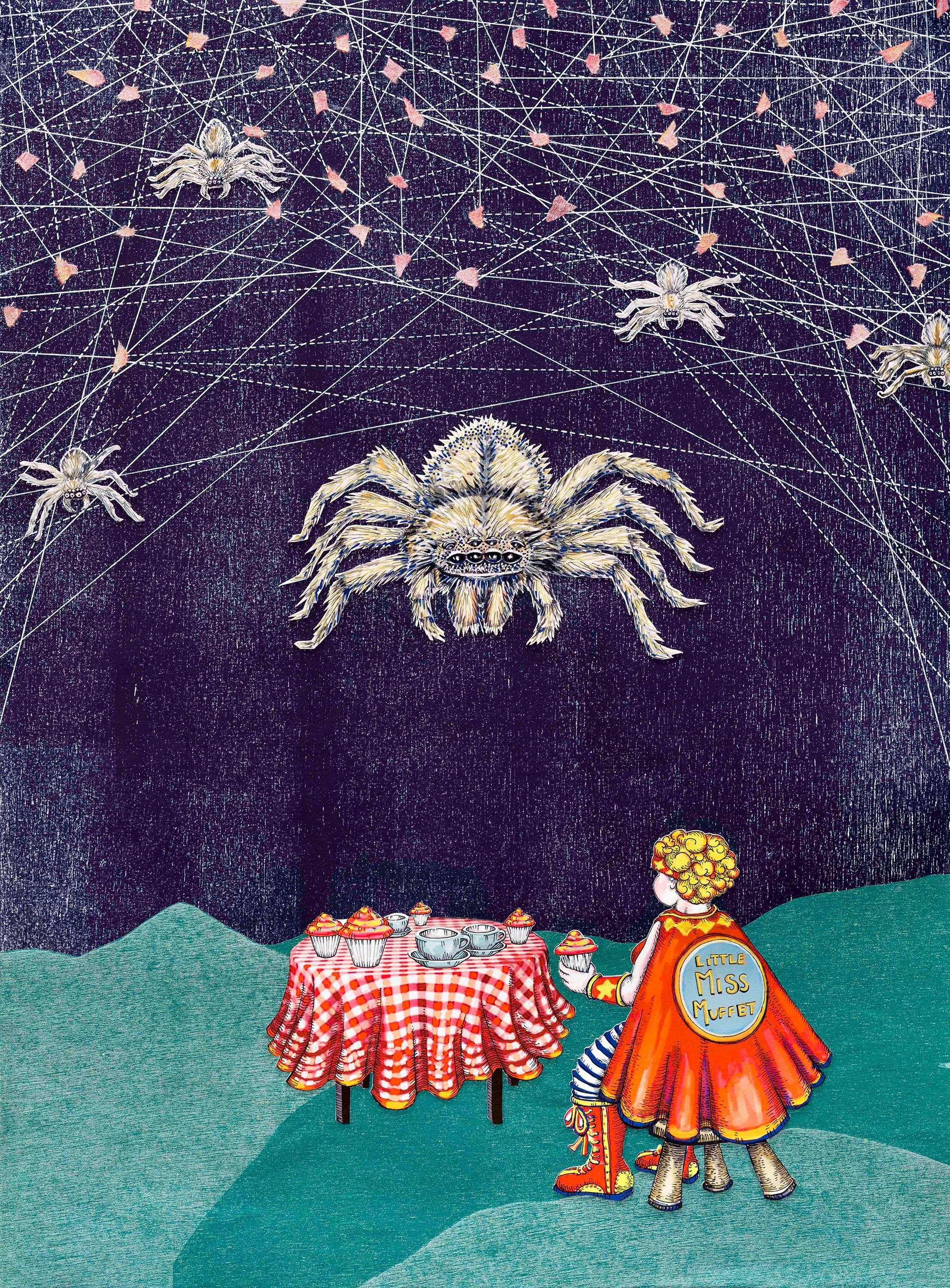 Arachnophobe relocates her picnic.jpg