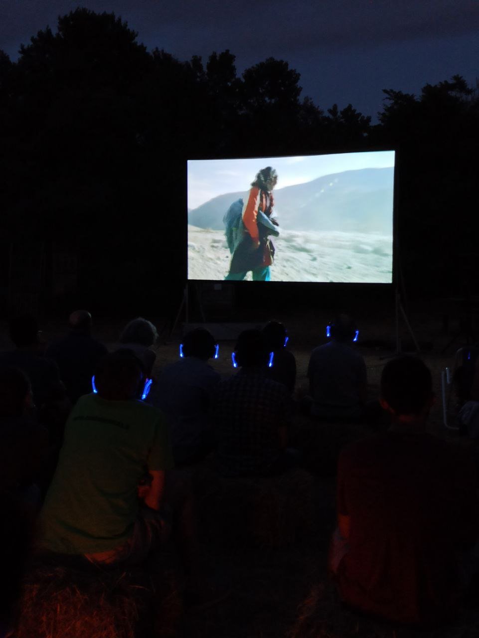 La proiezione di Songs of the Water Spirits agli Orti Generali di Torino per il festival "Un Grado e Mezzo"