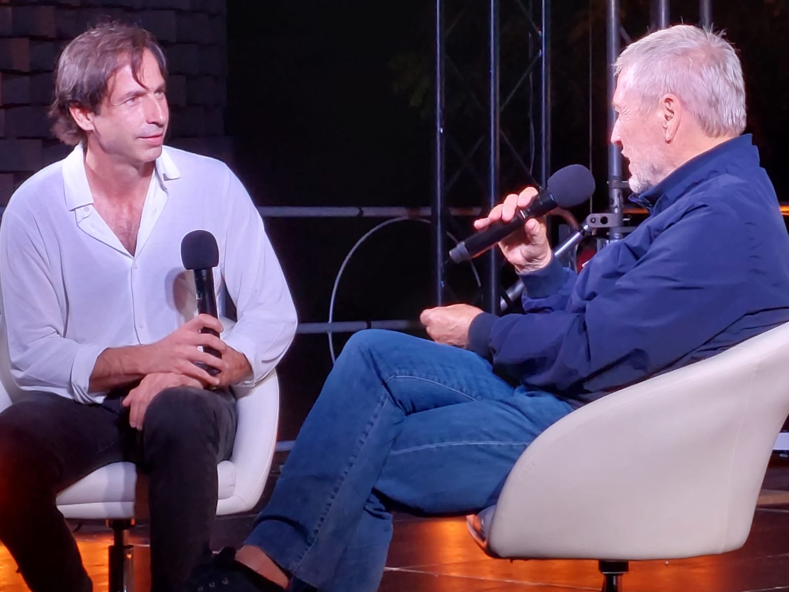 Nicolò Bongiorno intervistato da Piero Pruneti al Sardegna Archeofilm Festival