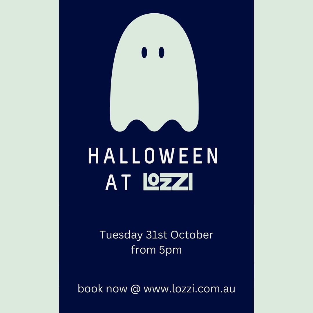 LOZZI&rsquo;s is open for Halloween from 5pm