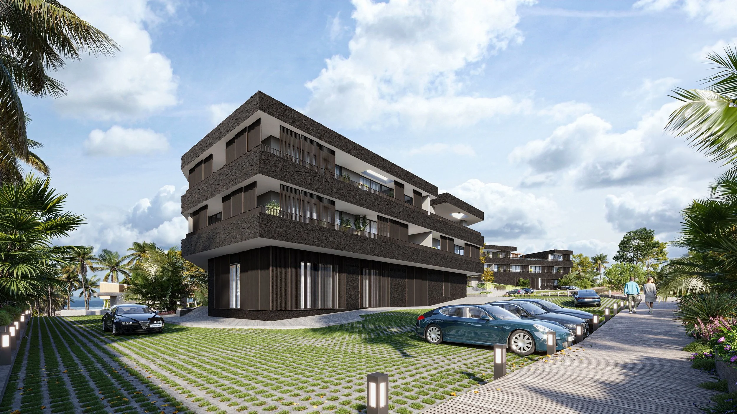 View of Oceanside South Building - photo montage