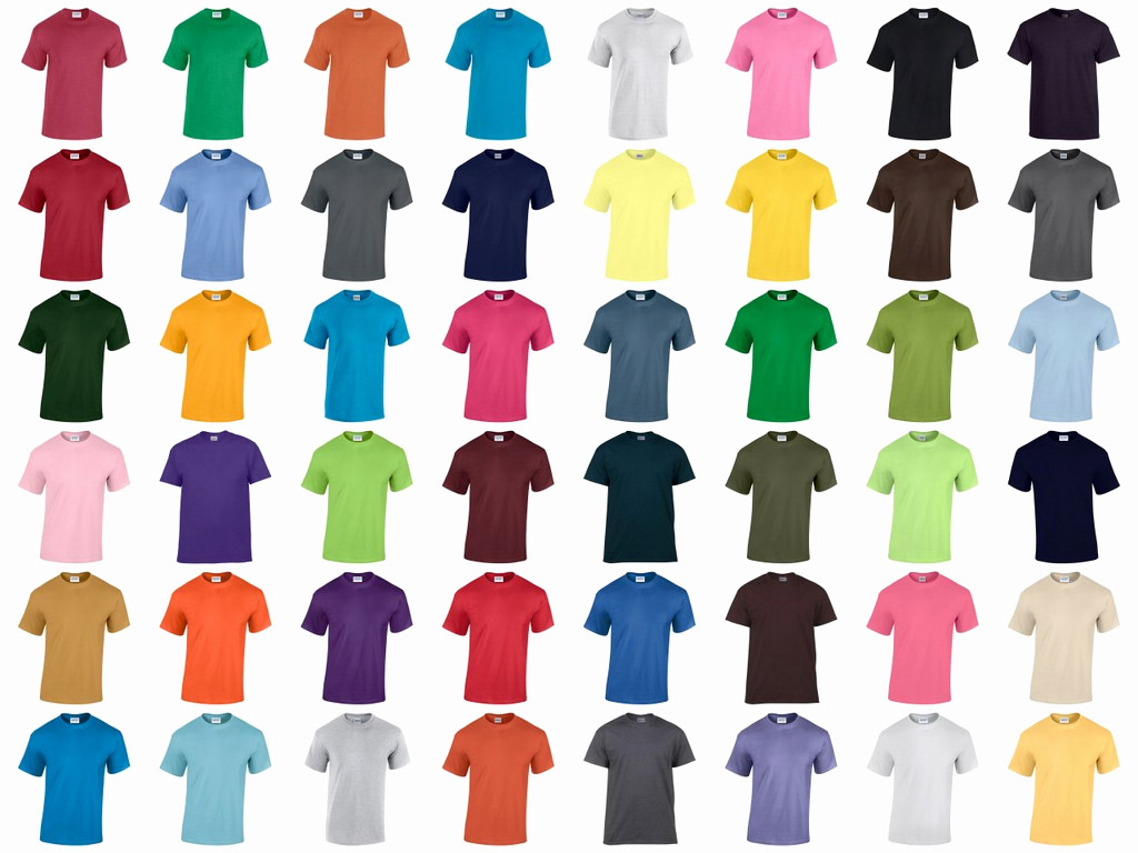 50 x colour print T-Shirts — Temple