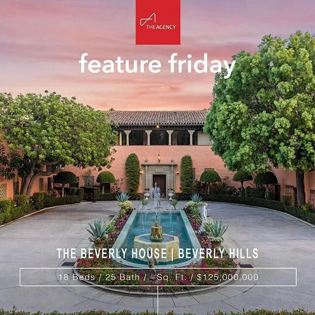 Feature Friday | Swipe ⬅️
Among the most unique trophy properties in the United States is The Beverly House&trade;, the former estate of world-renowned newspaper magnate, William Randolph Hearst and famed actress, Marion Davies. The Beverly House is 