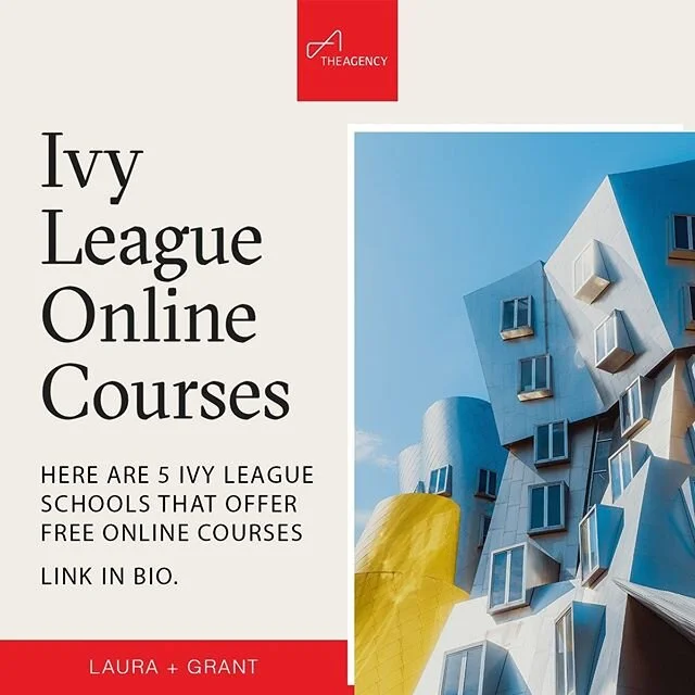 🎓 Stuck at home? | Swipe ⬅️
These 5️⃣ Ivy League schools offer free online courses that can be taken from the comfort of your home.

Ivy League schools are among the most prestigious colleges in the world. These schools are highly selective and extr