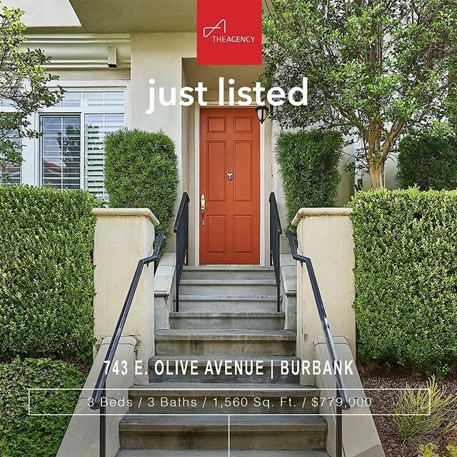 JUST LISTED 🚨
📍 743 E Olive Avenue, Burbank

Highly desirable Burbank neighborhood. The gorgeous walk-up unit stands out from other walk-in units in the neighborhood. This gem is move-in ready home and waiting for you! Great proximity to downtown B