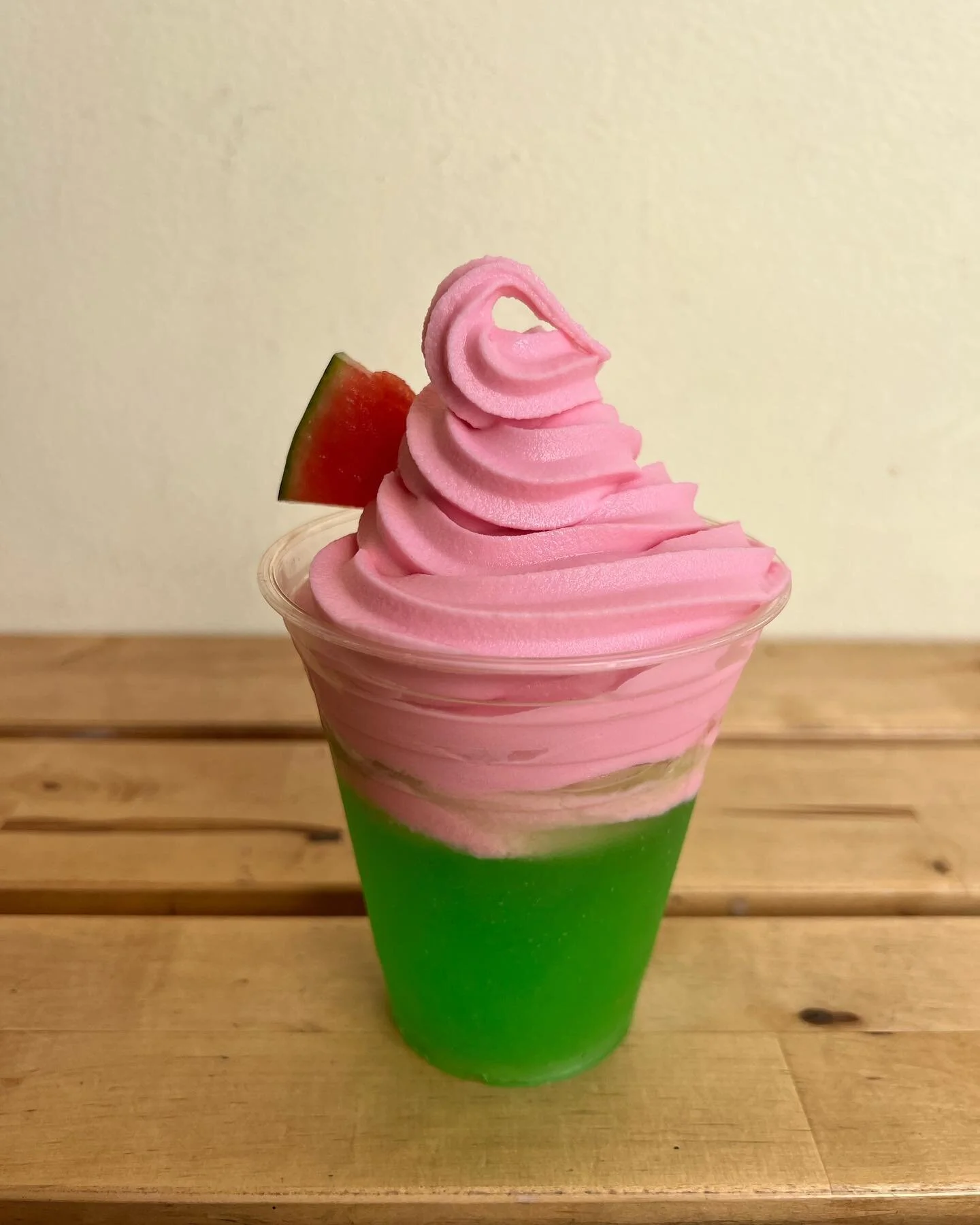 Last day to get your watermelon dole whip swirl! Limited time only til end of day Sunday, cool yourself down with this 🍉🍦!