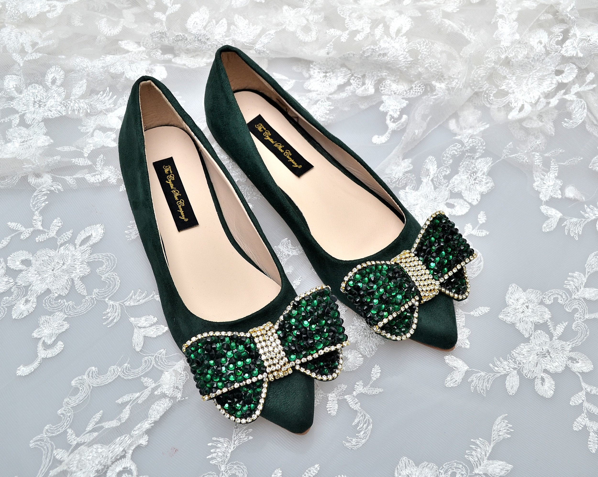 green ballet shoes