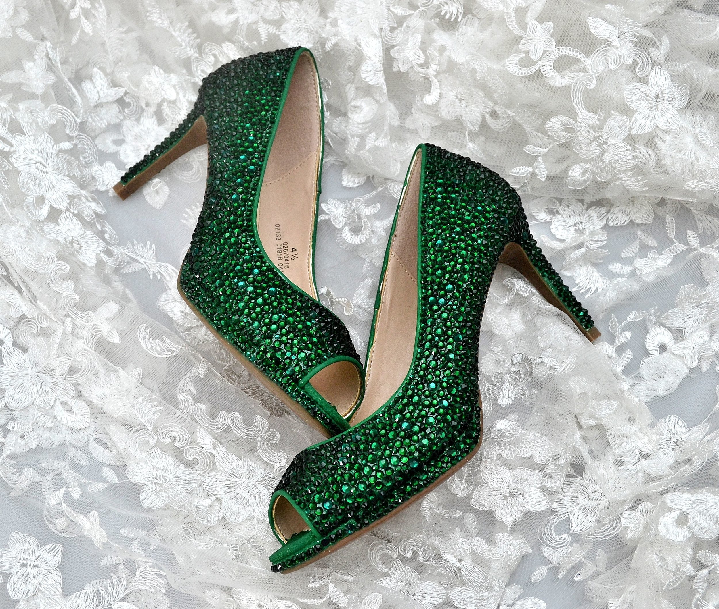 emerald green shoes