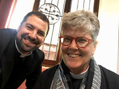 The Rev. Austin Rios, Rector of St. Paul's Within the Walls in Rome, Italy