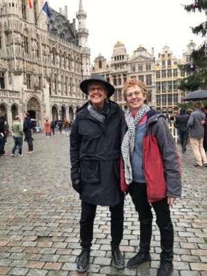Tracey and Sunny Hallanan, the Rector of All Saints' Episcopal Church, Waterloo 
