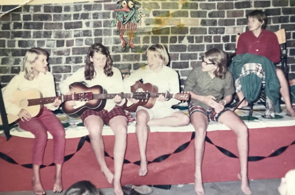 The Checker Board Squares - I’m “Dog Chow” without my guitar.