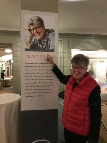 Familiar face at the AFTD gala
