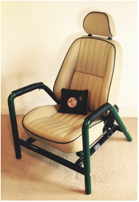 Car seat furniture bespoke handmade