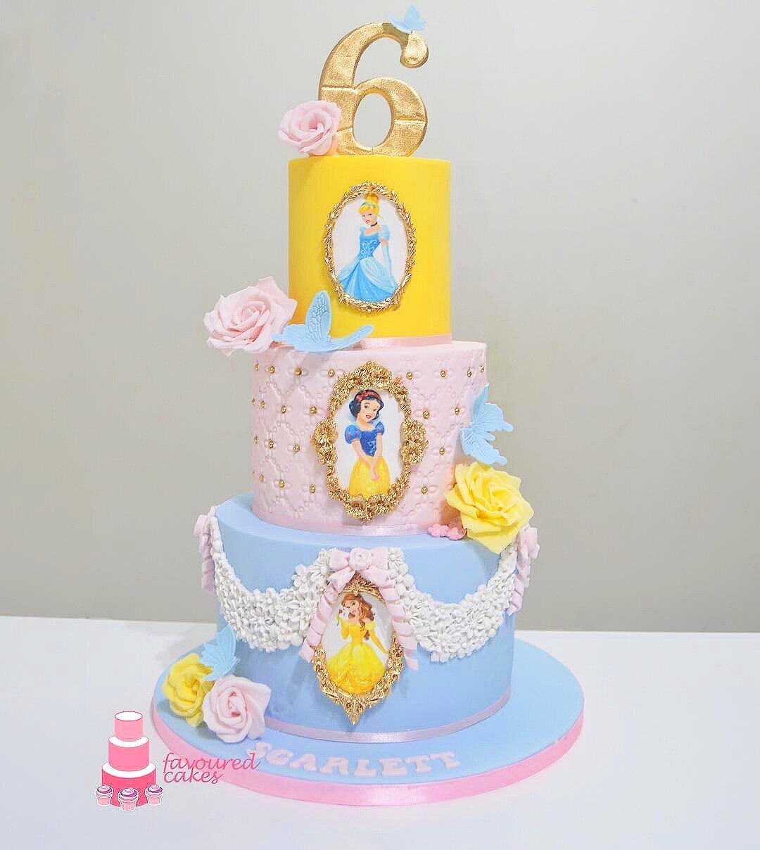 3 Tier Disney Princesses and Marvel Superheroes Birthday Cake | Susie's  Cakes