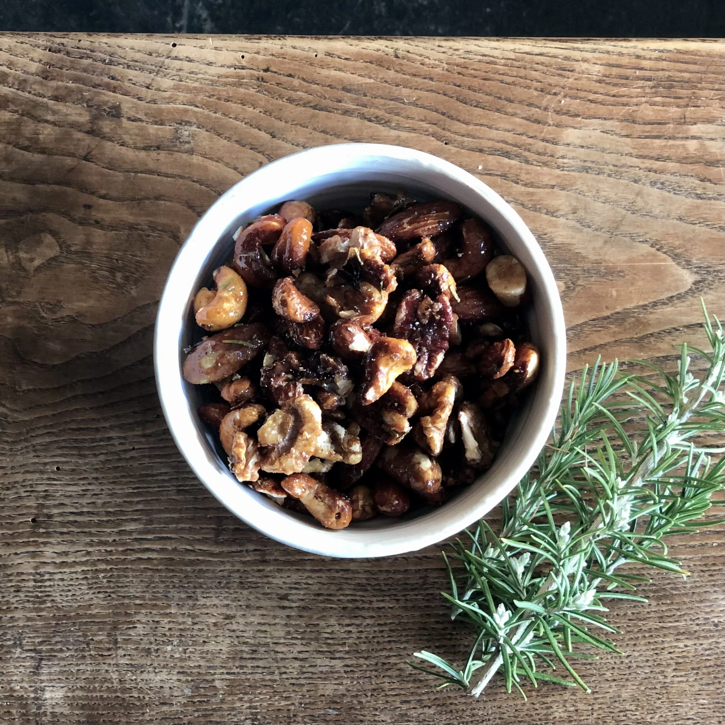 Recipe: Honey & Rosemary Roasted Nuts