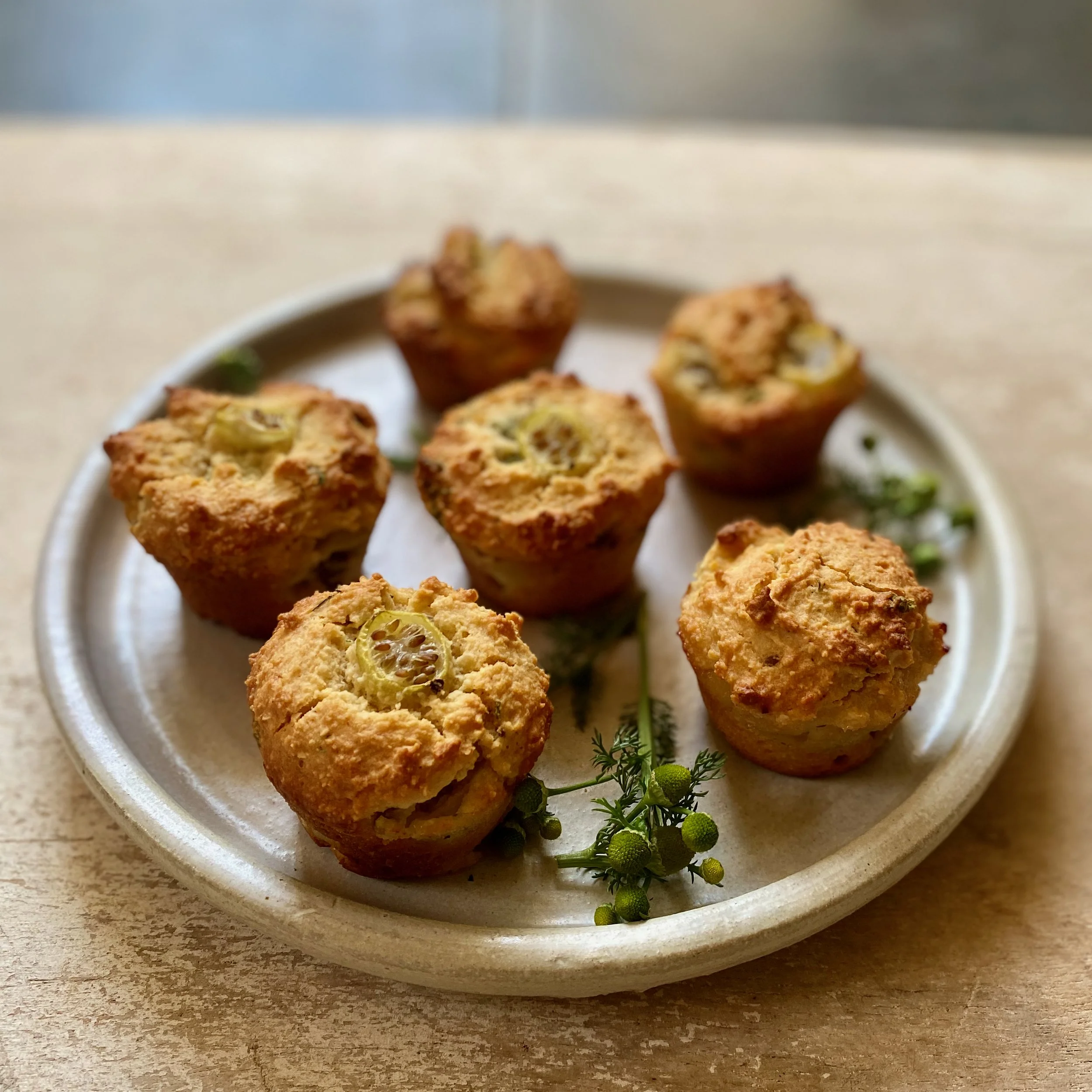 Recipe: Gooseberry & Pineapple Weed Muffins