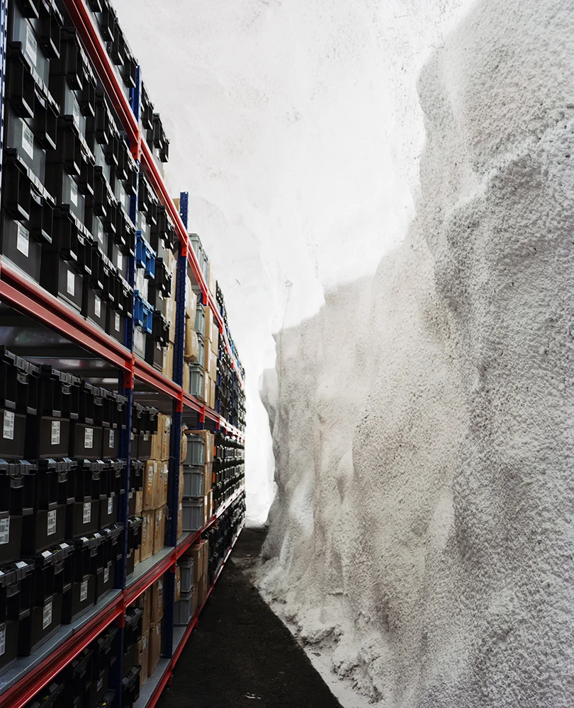 Vault Interior, Svalbard Global Seed Vault Spitsbergen Island, Norway