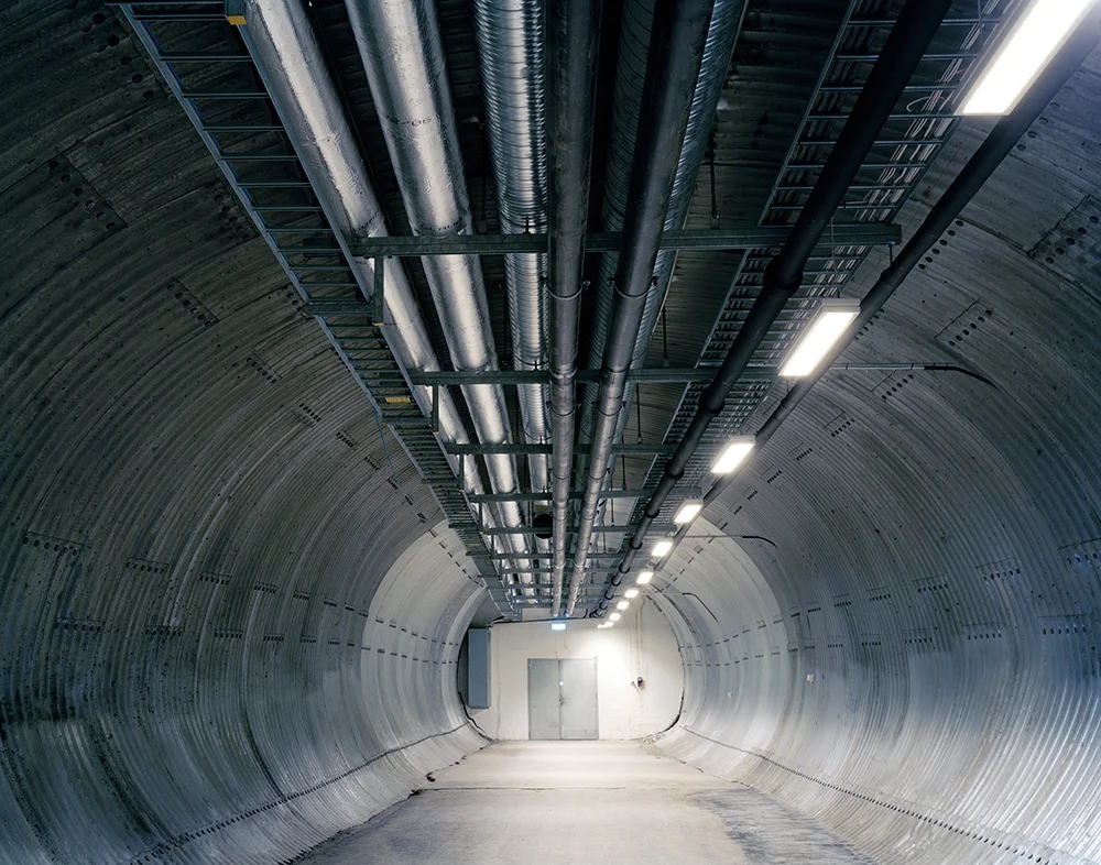 Entry Tunnel, Svalbard Global Seed Vault Spitsbergen Island, Norway