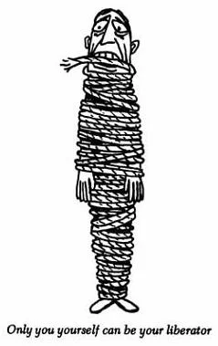 Drawing from Reich's Listen Little Man.