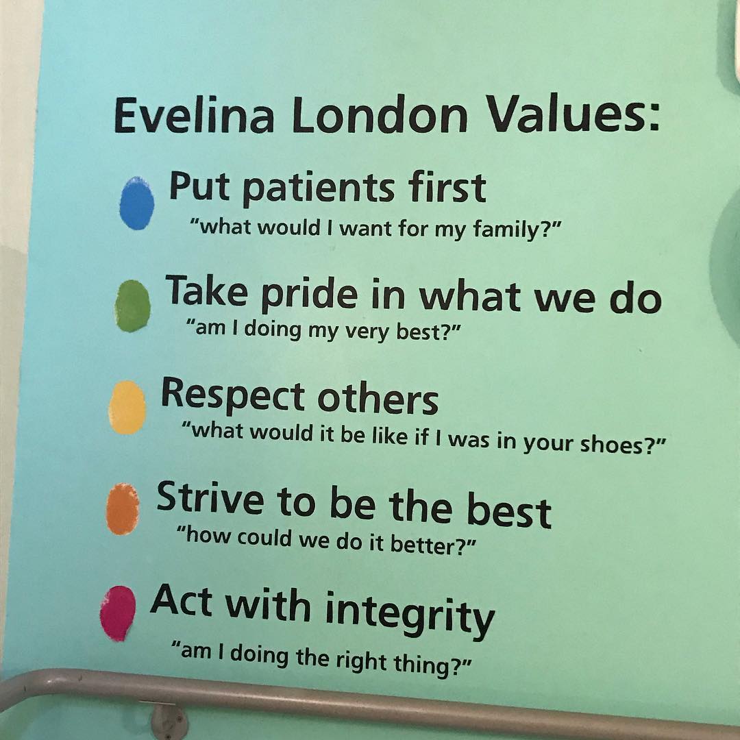 Evelina family values