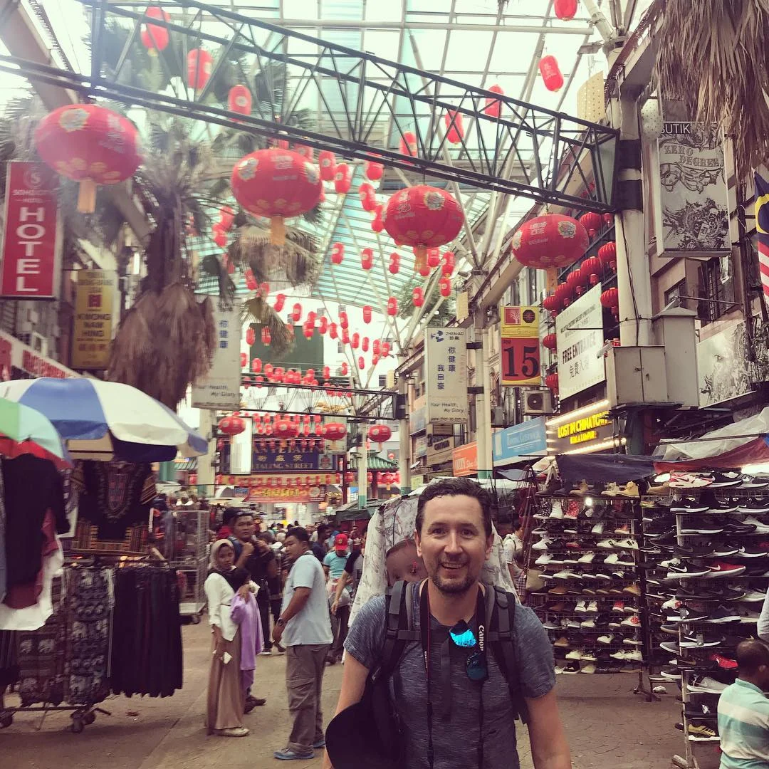 Lots of admiring smiles for Coraline’s backpack carrier. We arrived on 4 February and roamed the heady streets, with the ambience of Chinese New Year the next day.
