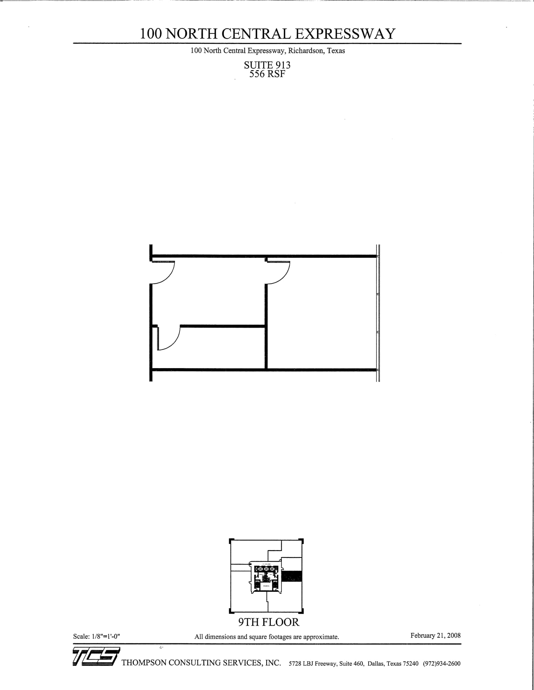 100 N Central - Suite 913 - As-built-1