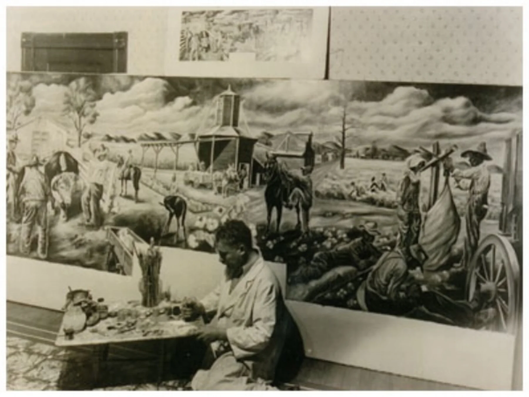vorst working on Paris Arkansas mural.jpg