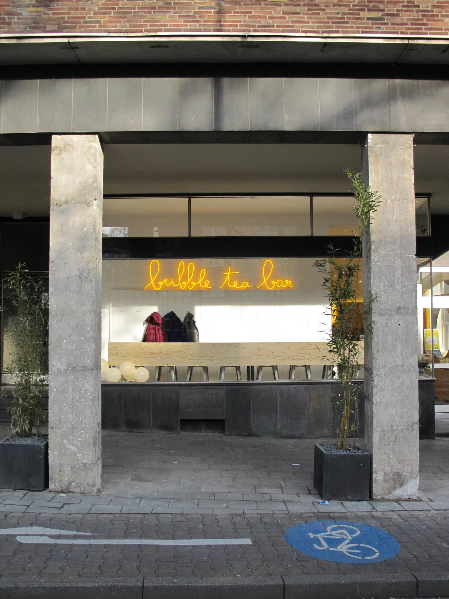 Lettering for Bubble Tea Bar